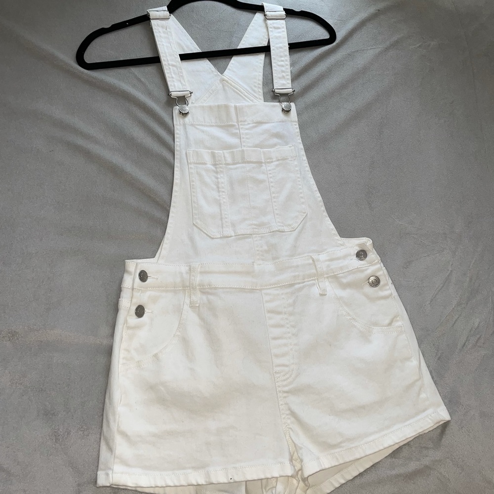White Overalls Pacsun